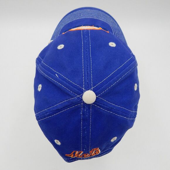 New York NY Mets Hat Baseball Cap Adjustable Strapback Blue Embroidered Logo - Picture 5 of 13
